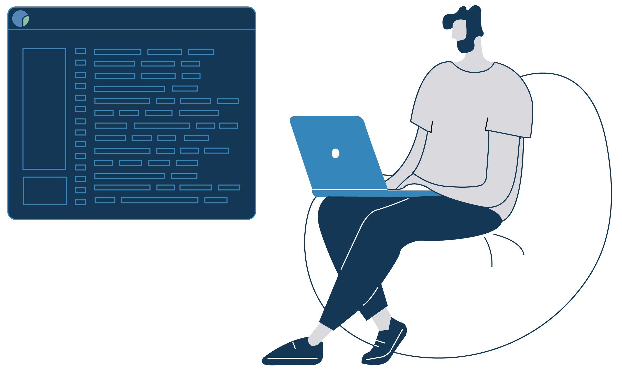 Revneo AI Mobile App Development Illustration