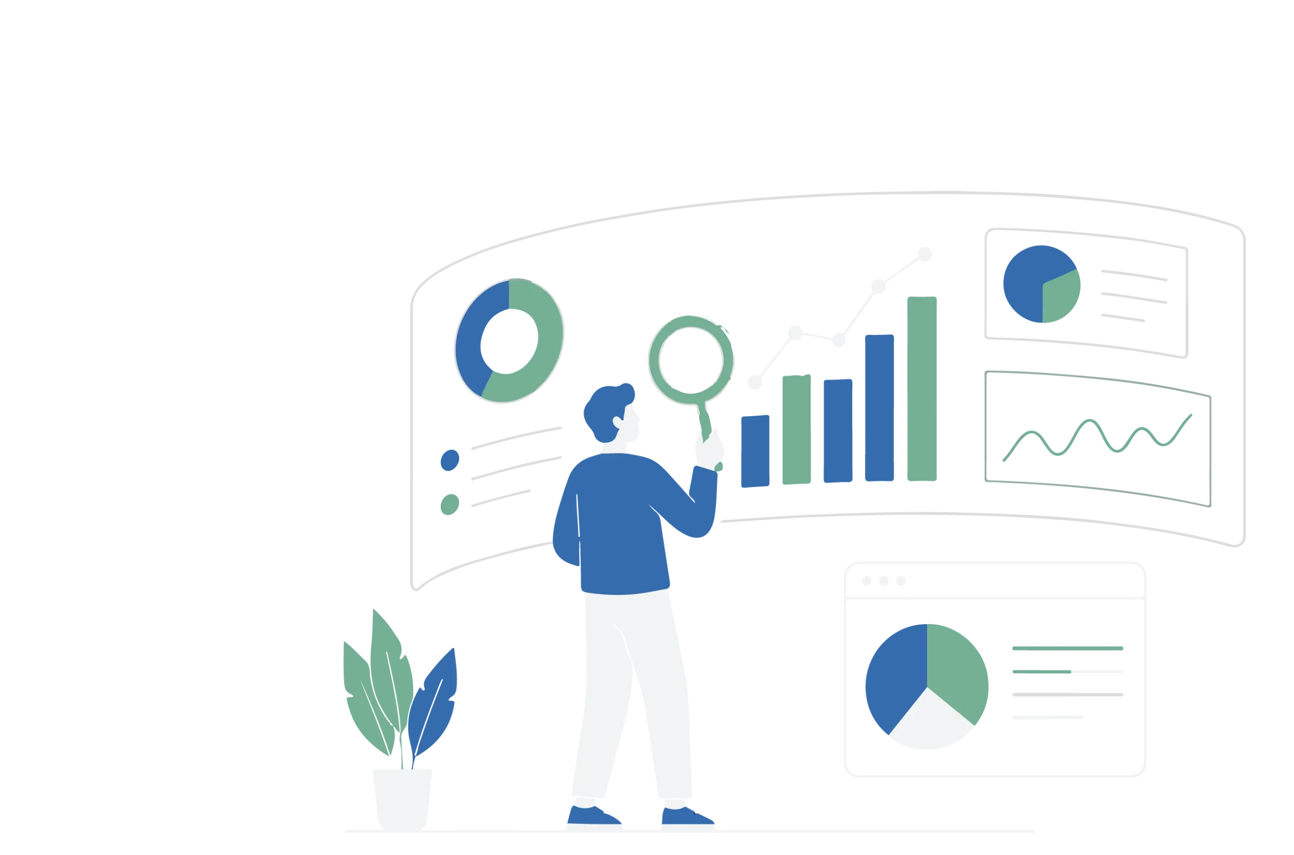 Data-driven insights illustration