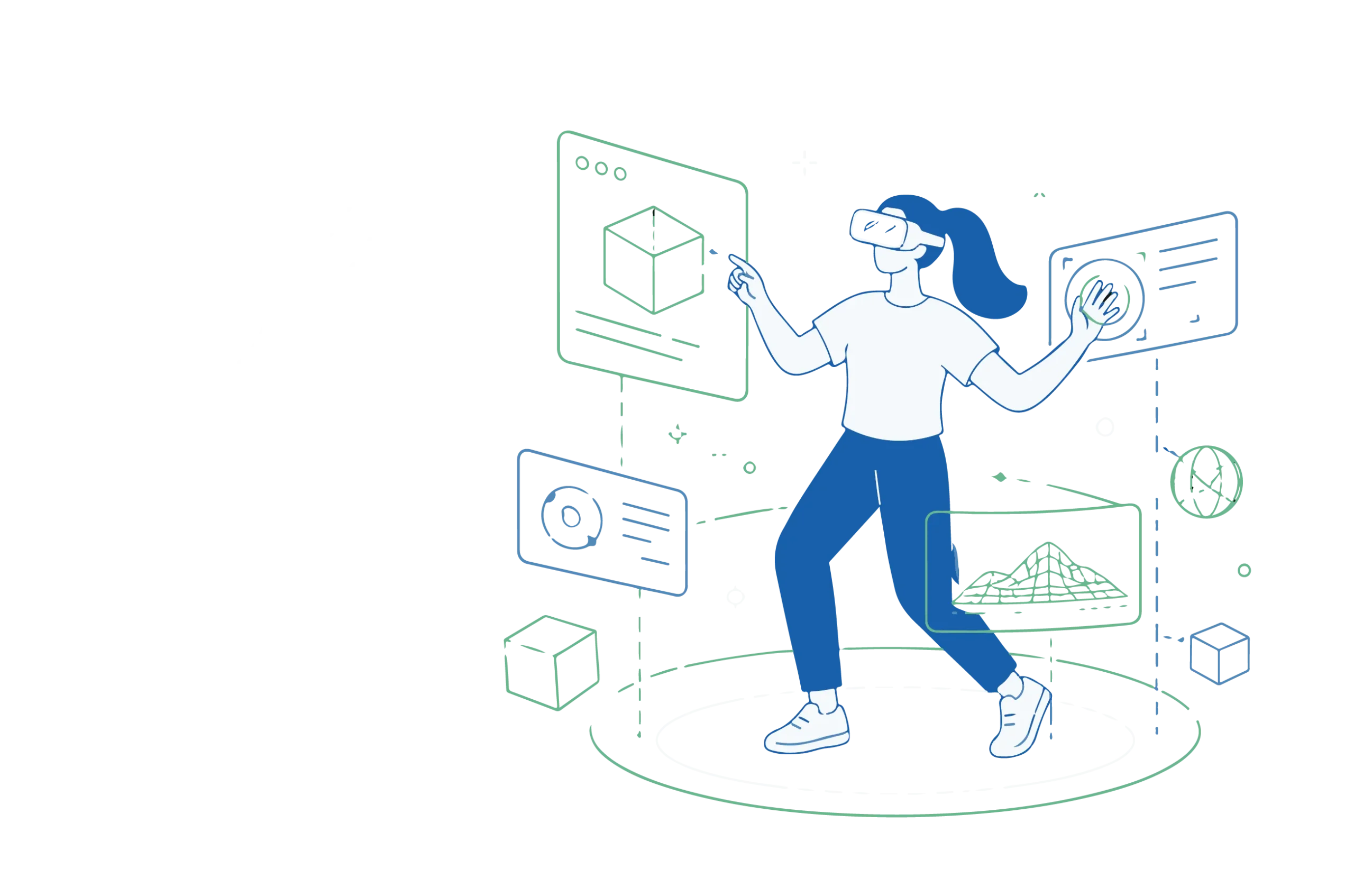 AR and VR illustration